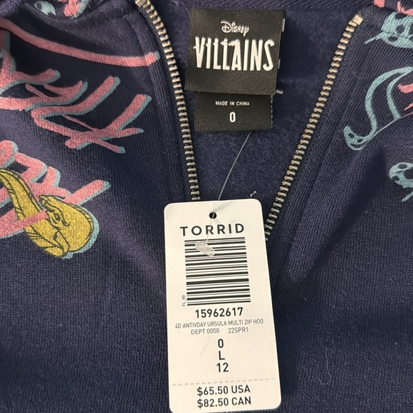 NWT Disney villains light weight sweatshirt. Size 12 - Picture 3 of 9